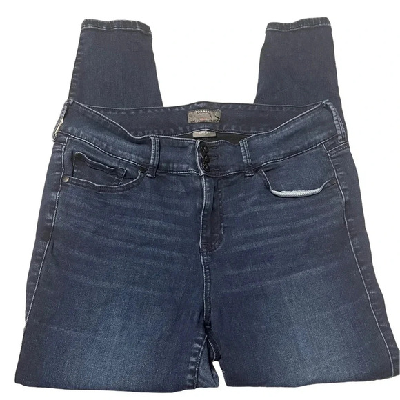 Torrid Jeggings - Super Stretch Dark Wash. Size 14R, 27" Inseam. Preloved - Picture 2 of 10